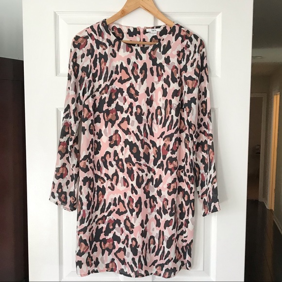 Bar III Dresses & Skirts - Bar lll Pink Cheetah Dress XS Bar III Dresses & Skirts - Bar lll Pink Cheetah Dress XS